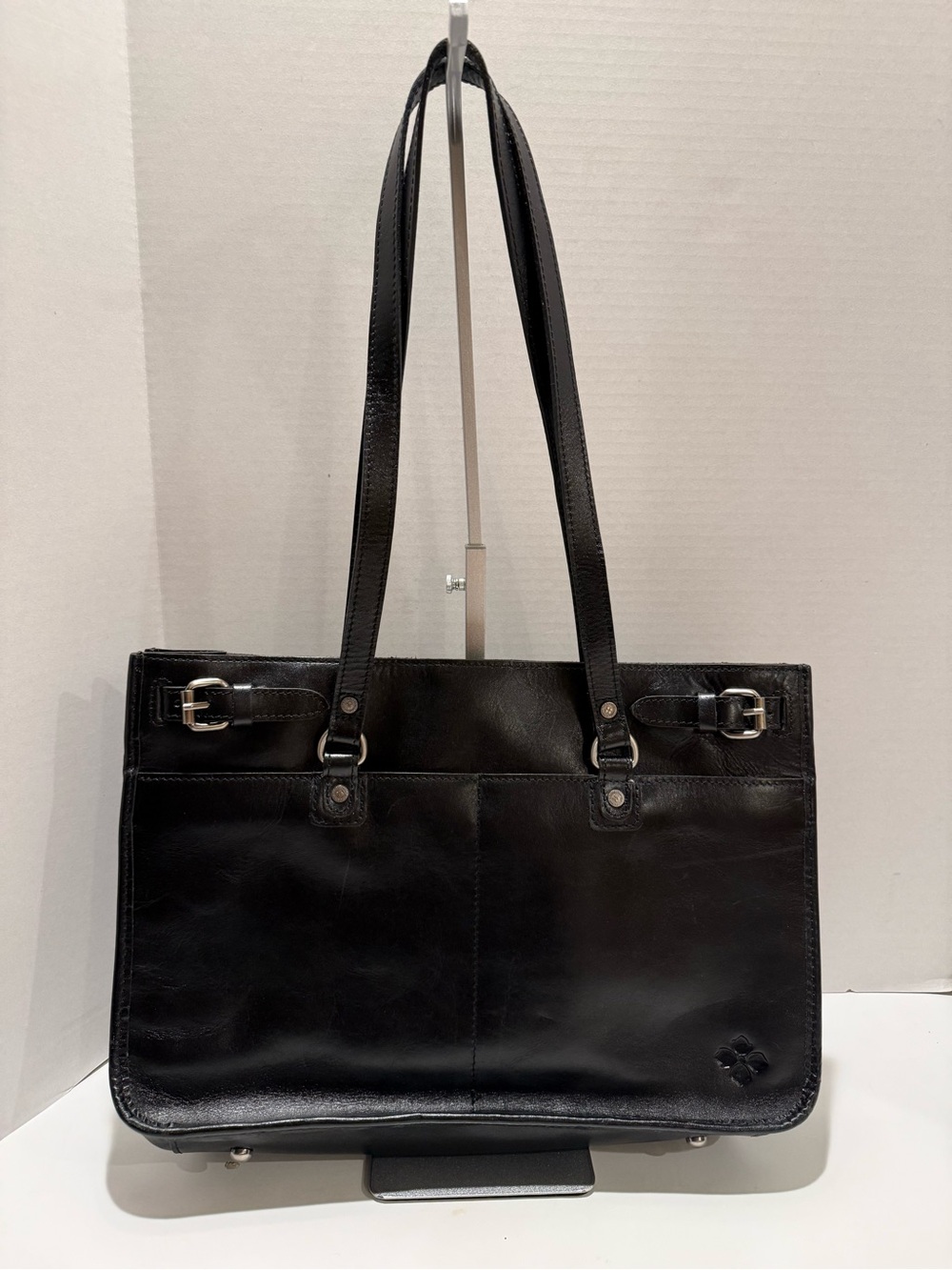 EUC Patricia Nash Leather Olivenza Tote in Black Women's Bag Purse